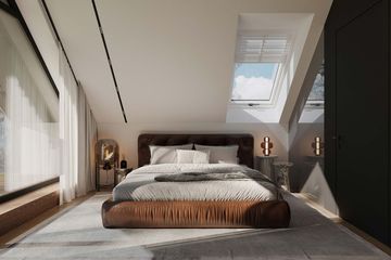 Projekt domu HomeKoncept 166 G2 wariant 01 - parterowy z poddaszem dom o powierzchni 144 m², dach dwuspadowy - ujęcie 35
