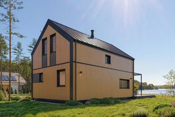  Projekt domu MG 3 wariant 18 drewniany (WAH2174) - projekt domu parterowego z poddaszem - Zdjęcie 7