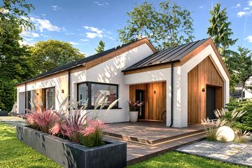  Projekt domu Magnolia (TBO1005) - projekt domu parterowego - Zdjęcie 1