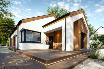  Projekt domu Magnolia (TBO1005) - projekt domu parterowego - Zdjęcie 2