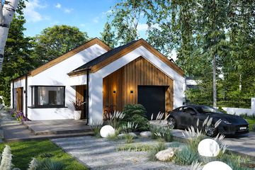  Projekt domu Magnolia (TBO1005) - projekt domu parterowego - Zdjęcie 3