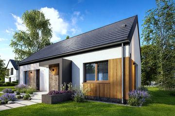  Projekt domu Prosty mini (TBO1007) - projekt domu parterowego - Zdjęcie 1