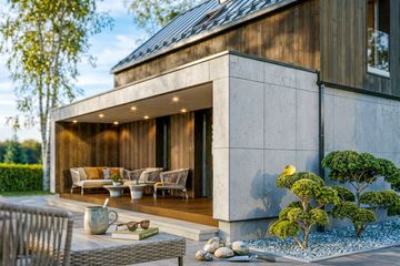  Projekt domu Small house (KNT1014) - projekt domu parterowego z poddaszem - Zdjęcie 4