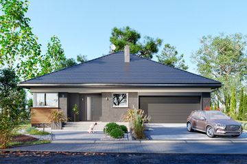  Projekt domu Adela Rex (1969) (KRD3103) - projekt domu parterowego - Zdjęcie 2