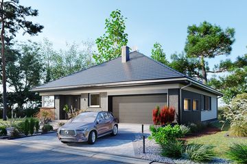  Projekt domu Adela Rex (1969) (KRD3103) - projekt domu parterowego - Zdjęcie 3