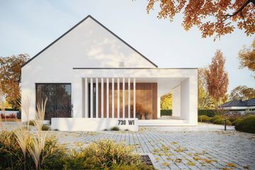  Projekt domu NewHouse 730 w1 (KRZ1160) - projekt domu parterowego - Zdjęcie 2