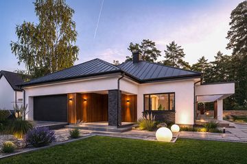  Projekt domu Lawenda (TBO1008) - projekt domu parterowego - Zdjęcie 1