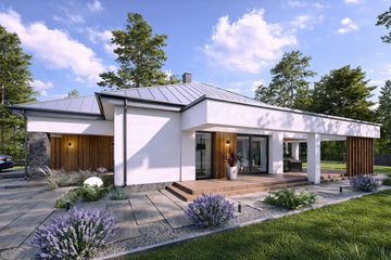  Projekt domu Lawenda (TBO1008) - projekt domu parterowego - Zdjęcie 4