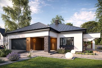  Projekt domu Lawenda (TBO1008) - projekt domu parterowego - Zdjęcie 5