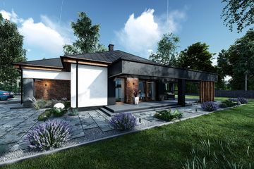  Projekt domu Lawenda (TBO1008) - projekt domu parterowego - Zdjęcie 9