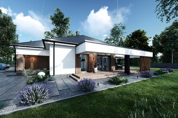  Projekt domu Lawenda (TBO1008) - projekt domu parterowego - Zdjęcie 14