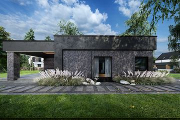  Projekt domu Domino (TBO1009) - projekt domu parterowego - Zdjęcie 4