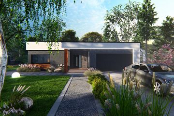  Projekt domu Domino (TBO1009) - projekt domu parterowego - Zdjęcie 6