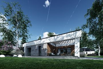  Projekt domu Domino (TBO1009) - projekt domu parterowego - Zdjęcie 8