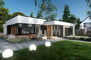  Projekt domu Domino (TBO1009) - projekt domu parterowego - Zdjęcie 9