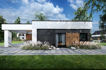  Projekt domu Domino (TBO1009) - projekt domu parterowego - Zdjęcie 10