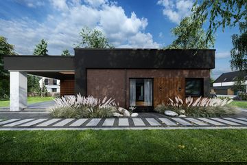  Projekt domu Domino (TBO1009) - projekt domu parterowego - Zdjęcie 14