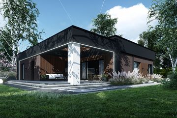  Projekt domu Domino (TBO1009) - projekt domu parterowego - Zdjęcie 15