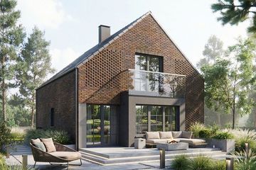  Projekt domu Studio 110 (WRN1606) - projekt domu parterowego z poddaszem - Zdjęcie 1