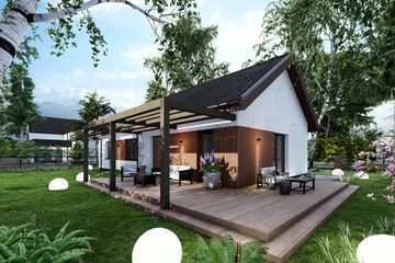  Projekt domu Prosty 1A (TBO1010) - projekt domu parterowego - Zdjęcie 6