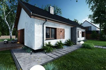  Projekt domu Prosty 1A (TBO1010) - projekt domu parterowego - Zdjęcie 8