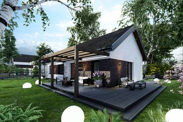  Projekt domu Prosty 1A (TBO1010) - projekt domu parterowego - Zdjęcie 11