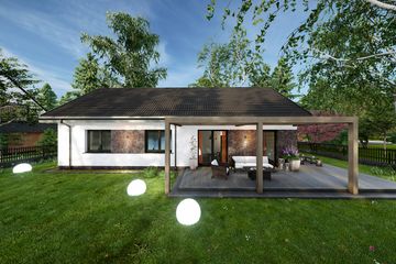  Projekt domu Prosty 1A (TBO1010) - projekt domu parterowego - Zdjęcie 12