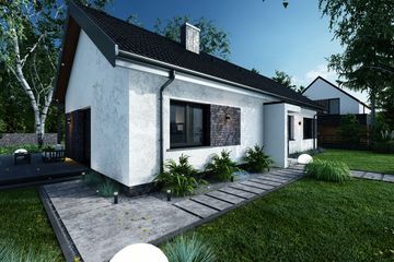  Projekt domu Prosty 1A (TBO1010) - projekt domu parterowego - Zdjęcie 13