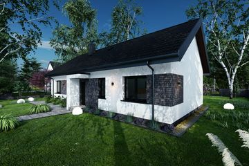  Projekt domu Prosty 1A (TBO1010) - projekt domu parterowego - Zdjęcie 14