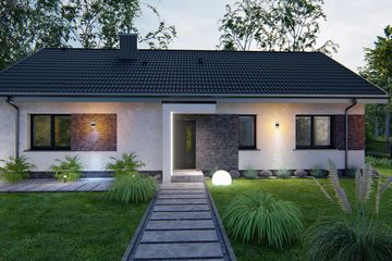  Projekt domu Prosty 1A (TBO1010) - projekt domu parterowego - Zdjęcie 15