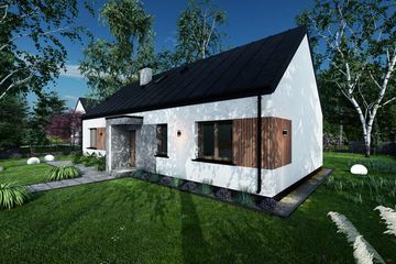  Projekt domu Prosty 1B (TBO1011) - projekt domu parterowego - Zdjęcie 5