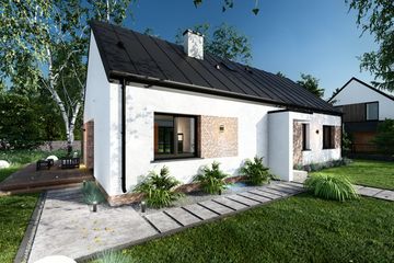  Projekt domu Prosty 1B (TBO1011) - projekt domu parterowego - Zdjęcie 8