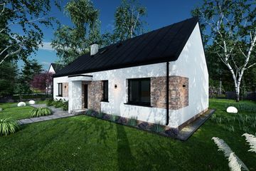  Projekt domu Prosty 1B (TBO1011) - projekt domu parterowego - Zdjęcie 9