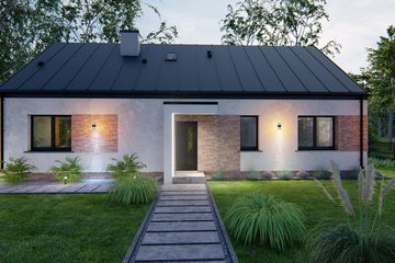  Projekt domu Prosty 1B (TBO1011) - projekt domu parterowego - Zdjęcie 10