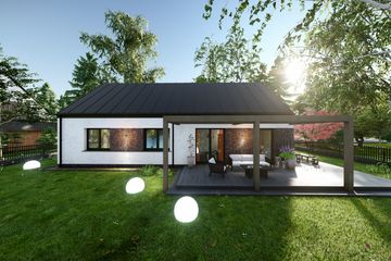  Projekt domu Prosty 1B (TBO1011) - projekt domu parterowego - Zdjęcie 12