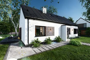  Projekt domu Prosty 1B (TBO1011) - projekt domu parterowego - Zdjęcie 13