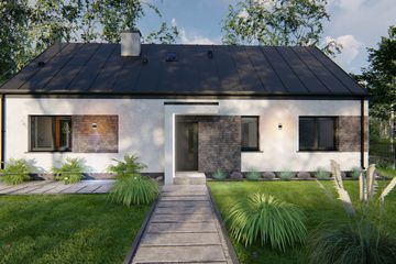  Projekt domu Prosty 1B (TBO1011) - projekt domu parterowego - Zdjęcie 15