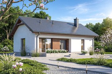  Projekt domu Trufla mini (WOF1285) - projekt domu parterowego - Zdjęcie 1