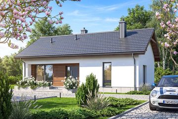  Projekt domu Trufla mini (WOF1285) - projekt domu parterowego - Zdjęcie 2