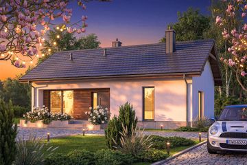  Projekt domu Trufla mini (WOF1285) - projekt domu parterowego - Zdjęcie 6