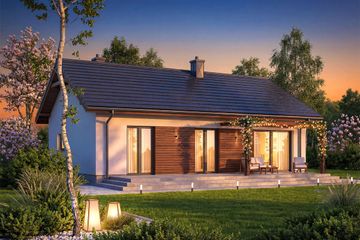  Projekt domu Trufla mini (WOF1285) - projekt domu parterowego - Zdjęcie 7