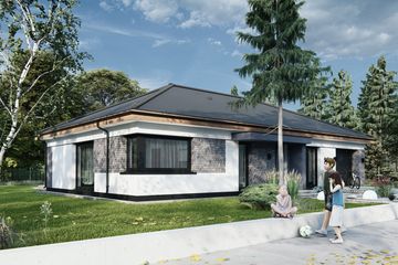  Projekt domu Altair (TBO1012) - projekt domu parterowego - Zdjęcie 4