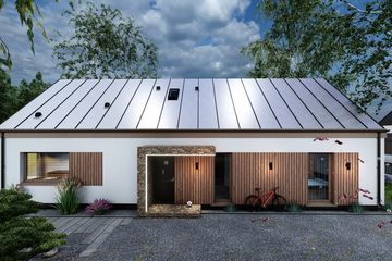  Projekt domu Prosty 2 (TBO1013) - projekt domu parterowego - Zdjęcie 1