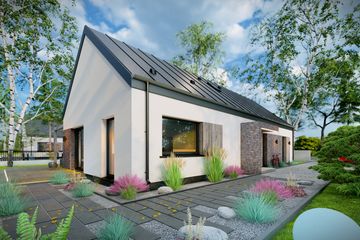  Projekt domu Prosty 2 (TBO1013) - projekt domu parterowego - Zdjęcie 5