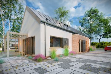  Projekt domu Prosty 2B (TBO1014) - projekt domu parterowego - Zdjęcie 1