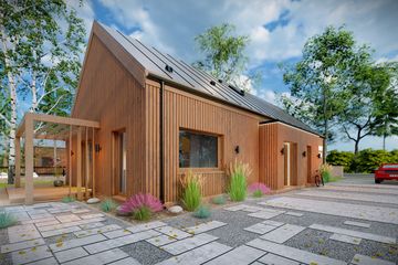  Projekt domu Prosty 2B (TBO1014) - projekt domu parterowego - Zdjęcie 5