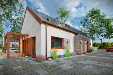  Projekt domu Prosty 2B (TBO1014) - projekt domu parterowego - Zdjęcie 9