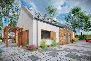  Projekt domu Prosty 2B (TBO1014) - projekt domu parterowego - Zdjęcie 17