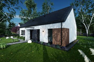  Projekt domu Prosty 1C (TBO1015) - projekt domu parterowego - Zdjęcie 5