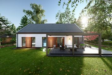  Projekt domu Prosty 1C (TBO1015) - projekt domu parterowego - Zdjęcie 7